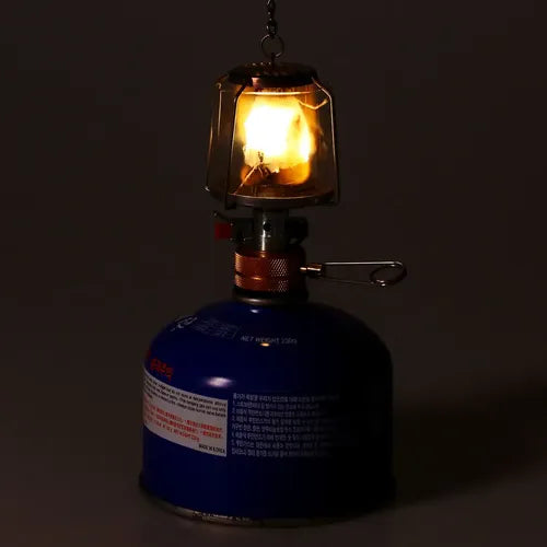 Lampara A Gas Pequeña De Encendido Automatico Para Camping