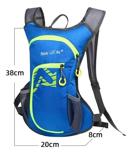 Mochila Hidratación Outdoor Trekking Running + Bolsa De Agua