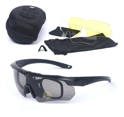 Lentes Tacticos 3 Micas Militar Airsoft Paintball
