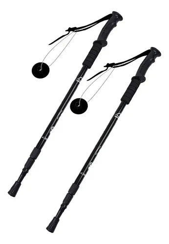 Pack X2 Baston Trekking Bastones De Trekking Antishock