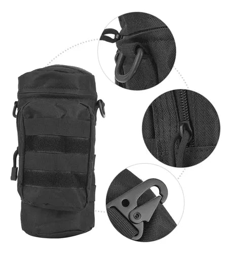 Pouch Porta Botella Táctico Sistema Molle