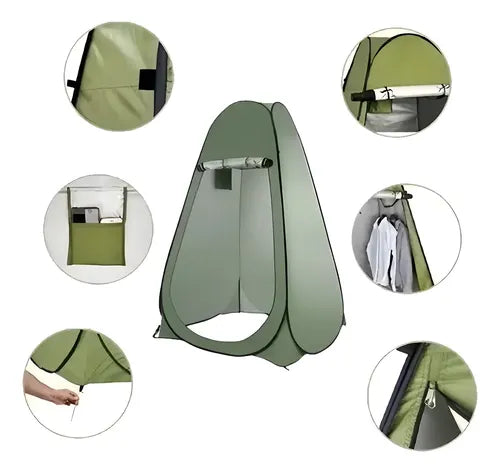 Carpa Caseta Baño Vestidor Impermeable Automática Camping Outdoor