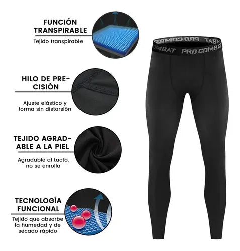 Primera Capa Conjunto Deportivo 5 Piezas Gym Compresión