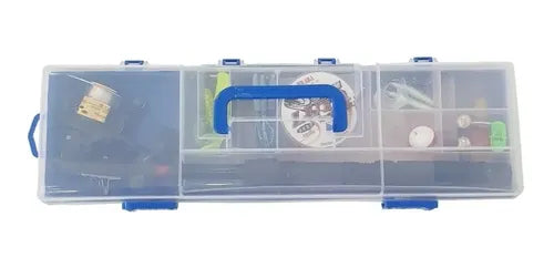 Kit De Pesca Caña Pescar Carrete Caja Accesorios