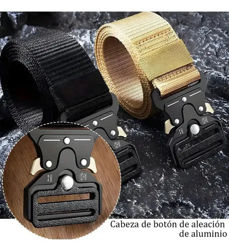 Cinturón Táctico Militar Airsoft Táctico Outdoor Hebilla Metálica
