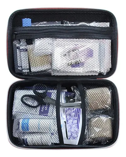 Kit Primeros Auxilio Botiquin Auto Kit Curacion + Torniquete