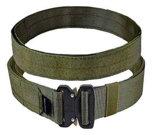 Cinturón Táctico Militar Airsoft Outdoor Hebilla 125 Cm 3clr