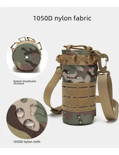 Pouch Porta Botella Táctico Militar Sistema Molle
