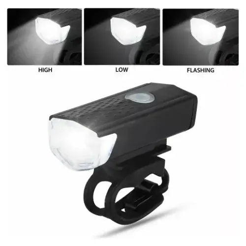 Kit Luces Led Delantera Y Trasera Recargable Para Bicicleta