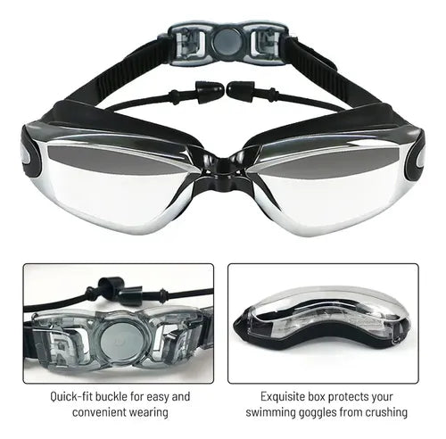 Lentes De Natación Para Adulto Con Diseño Aerodinámico