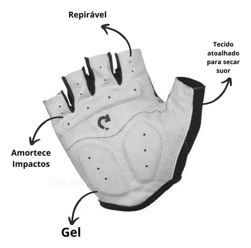 Guantes Ciclismo Bicicleta Con Palma Gel