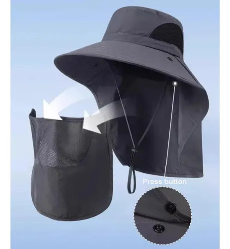 Sombreo Boonie Legionario Ala Ancha Para Protección Solar