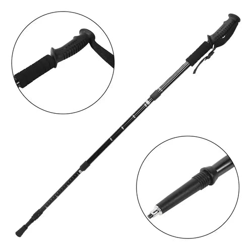 Pack X2 Baston Trekking Bastones De Trekking Antishock