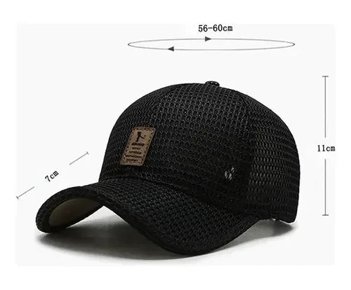 Gorro Jockey De Malla Unisex. Transpirable!! New Tendencia