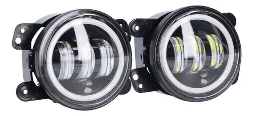 X2 Foco Neblinero Led Luz Antiniebla 4 Pulgadas Ojo De Angel