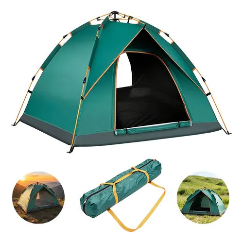 Carpa De 4 Personas De Armado Automático Rápido Y Fácil 2x2m