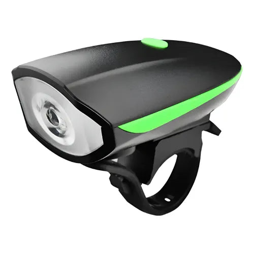 Luz Bicicleta Delantera 3 Modos D Luz Y Bocina Alta Potencia