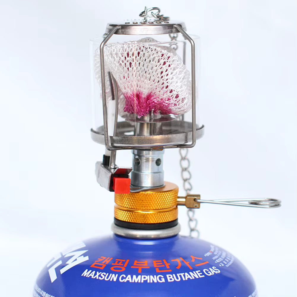 Lampara A Gas Pequeña De Encendido Automatico Para Camping