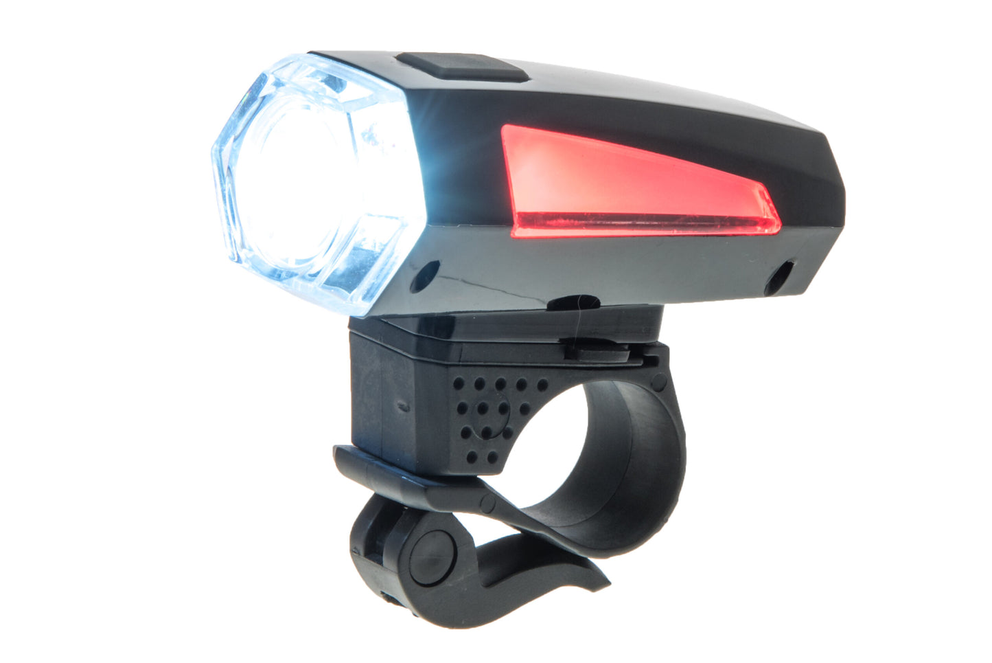 Luz Delantera Con Bocina De Bicicleta Usa Pila