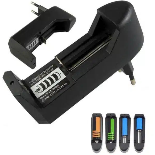 Cargador Pila Batería Li-ion 18650 26650 14500 16340 18500