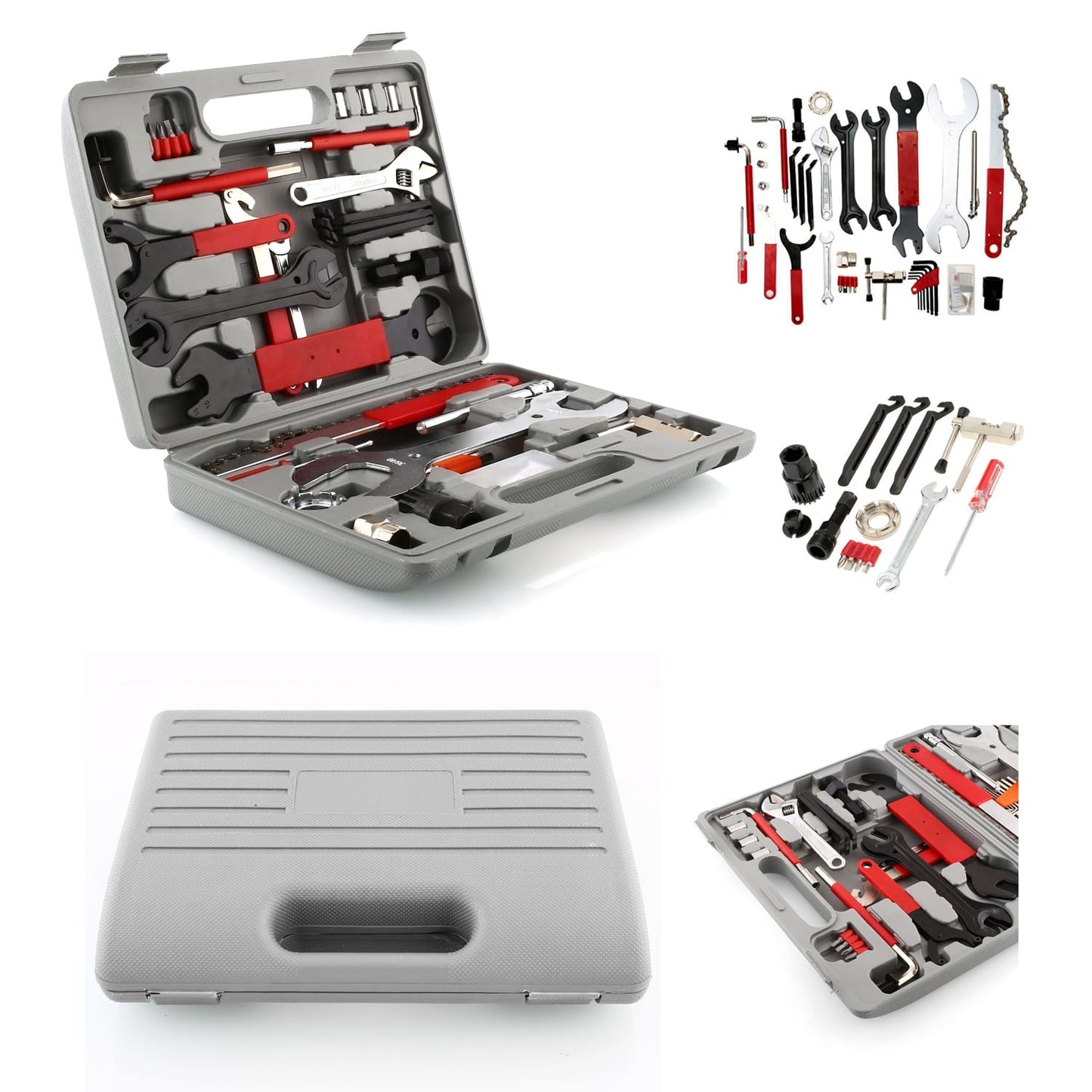 Kit Maleta Herramienta Para Reparación De Bicicleta 44 Pcs