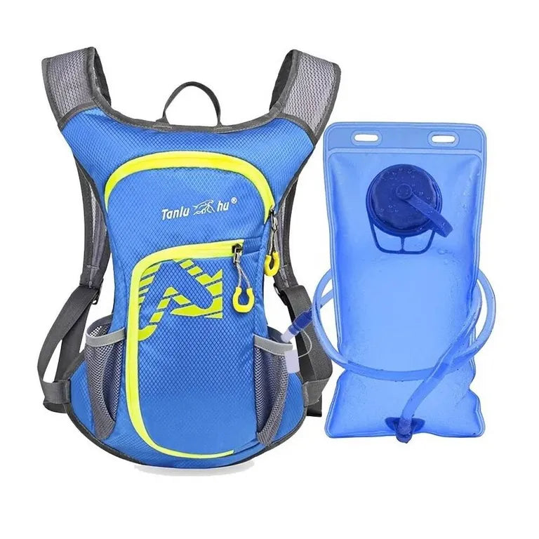 Mochila Hidratación Outdoor Trekking Running + Bolsa De Agua