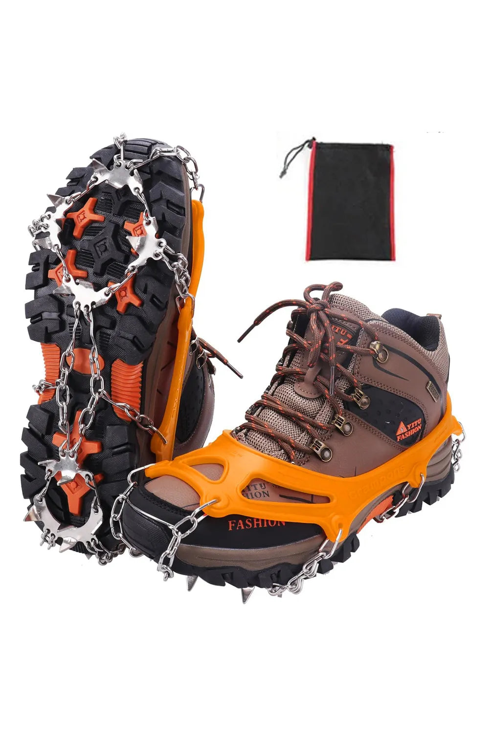 Crampones Antideslizante Hielo Y Nieve Ajustable Outdoor